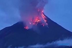 Gunung Karangetang Erupsi, Terjadi 32 Guguran Lava