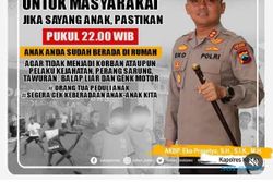 Cegah Perang Sarung, Polres Klaten Minta Anak Sudah di Rumah Pukul 22.00 WIB