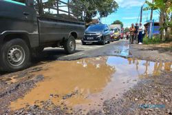 Rusak Berat! Jalan Wedi-Bayat Klaten bakal Dicor Beton, Anggarannya Rp5 Miliar