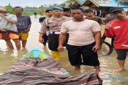 Tak Bisa Berenang, Penjual Pentol Meninggal Terseret Banjir di Persawahan