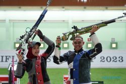 Atlet Perbakin Solo Sumbang Emas dari Asian Rifle Pistol Cup 2023