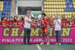 Persis Solo Women "Tak Ada Obat", Juara Piala Pertiwi Jateng Sikat PSIK 7-0