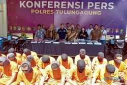 Bikin Onar di Tulungagung, 28 Anggota Perguruan Silat Ditangkap Polisi