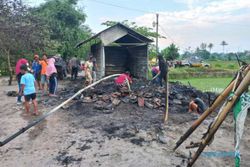 Tiba-Tiba Muncul Api, Warung Bakmi Jawa di Jogonalan Klaten Ludes Terbakar