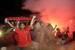 Suporter PSM Makassar Berpesta Rayakan Gelar Juara Liga 1 2022/2023