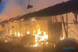 Kebakaran Pasar Gumpang Kartasura Ternyata Berawal dari Pembakaran Sampah