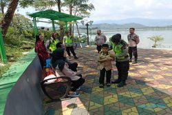 Libur Lebaran 2023, Polres Klaten Intensifkan Pengamanan di Objek Wisata