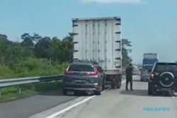 Sopir Mengantuk, Penyebab Laka Maut Mobil CRV Seruduk Truk Boks di Tol Boyolali