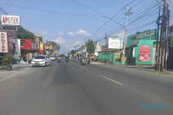 Diprediksi Puncak Arus Balik, Sejumlah Ruas Jalan di Sukoharjo Hari Ini Lengang