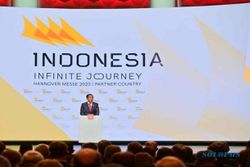 Didesain Seperti Kapal Pinisi, Jokowi Resmi Buka Paviliun Indonesia di Jerman