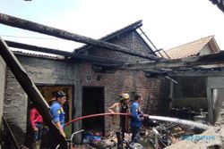 Dapur Rumah Warga Mojosongo Boyolali Ludes Terbakar, 6 Sepeda Motor Hangus