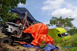 2 Truk yang Terlibat Kecelakaan Karambol di Tol Boyolali Belum Terevakuasi