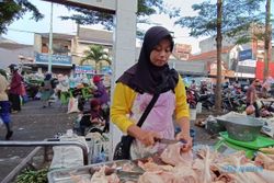 H-2 Lebaran 2023, Harga Ayam Naik Rp3.000 di Pasar Salatiga
