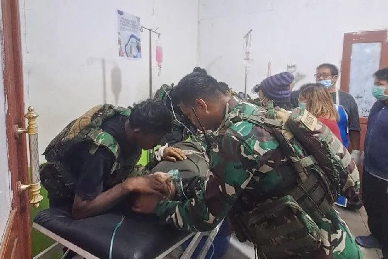 Baku Tembak dengan KKB di Intan Jaya Papua, Prajurit TNI Meninggal Dunia