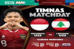 ANTV Comeback, Tayangkan Uji Coba Timnas U-22 Indonesia vs Lebanon Malam Ini