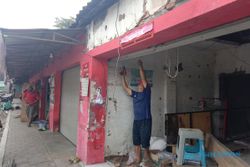 Pasar Krisak Wonogiri Diperbaiki, Pedagang Mulai Tinggalkan Kiosnya