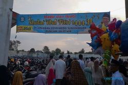 Gelar Salat Id, Ribuan Warga Muhammadiyah Padati Lapangan Sunggingan Boyolali