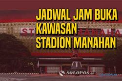 Pemkot Solo Buat Jam Buka-Tutup Kawasan Stadion Manahan dari Pagi hingga Malam