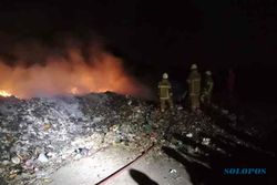 TPS di Tegalgondo Klaten Terbakar, Permukiman Warga Sempat Dikepung Polusi Asap