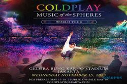 Kurang dari 1 Jam, Tiket Konser Coldplay Jakarta Semua Kategori Full Booked