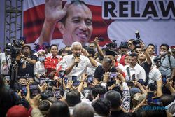 Ganjar Pranowo Hadiri Halalbihalal Bersama Relawan Jokowi di GBK Senayan