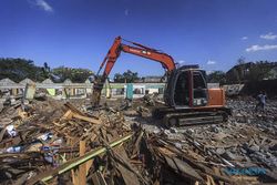 Revitalisasi Pasar Jongke Solo, Perataan Bangunan Ditarget Rampung Akhir Mei