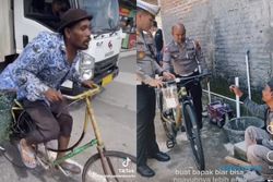 Video Viral Gak Bahaya Ta Pesepeda Tanpa Ban, Dapat Hadiah dari Polres Boyolali