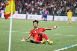 Jos! Pemain Persis Solo Jauhari Sumbang Gol Kemenangan Indonesia Lawan Thailand