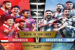 Tribune Gelora Bung Karno Penuh saat Indonesia vs Argentina, Nihil Asap Rokok