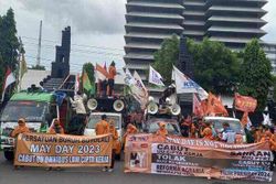 May Day 2023, Buruh Jateng Gelar Aksi di Depan Kantor Gubernur Ganjar Pranowo
