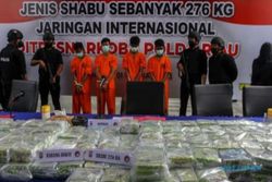 Kendalikan 411 Kg Sabu-sabu, Satu Keluarga di Riau Diringkus di Johor Malaysia