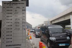Tol Fungsional Solo-Jogja Ditutup, 76.518 Kendaraan Melintas selama Lebaran
