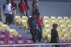 Solo Tuan Rumah Kualifikasi Piala Asia U-23, Ketum PSSI Cek Stadion Manahan