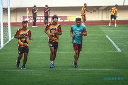 Latihan Skuad Persis Solo Jelang Laga Persahabatan Lawan Persebaya Surabaya
