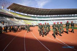 Amankan Laga Timnas Indonesia Vs Palestina, Aparat Gabungan Sisir Stadion GBT