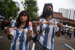 Suasana Antrean Penukaran Tiket Laga Timnas Indonesia Vs Argentina