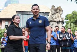 Momen Pertemuan Puan Maharani dan AHY Usai Olahraga Pagi di GBK Jakarta