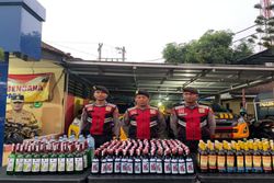 Polres Jepara Sita Ratusan Botol Miras saat Deklarasi Paguyuban CB Kota Ukir