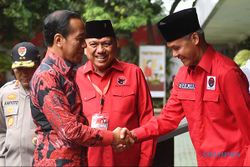 Disambut Ganjar Pranowo, Presiden Jokowi Hadiri Rakernas III PDIP di Jakarta
