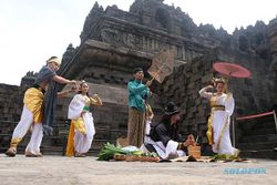 Pentas Tari Bhakti Bumi Usadha Rangkaian Ruwat Rawat Borobudur XXI Magelang