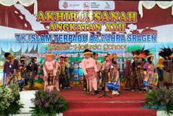 Akhirussanah, 109 Siswa TK IT Az Zahra Sragen Tampilkan Kesenian Indonesia