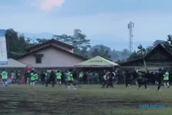Turnamen Sepak Bola Bener Semarang Ricuh, Polisi Keluarkan Tembakan Peringatan