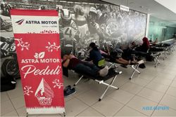 Menunggu Servis Motor Sambil Donor Darah di Astra Motor Center Semarang
