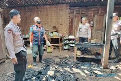 Masak Sayur Ditinggal Ngobrol, Dapur Rumah Warga Lansia Plupuh Sragen Terbakar