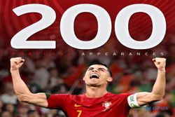 Catatkan 200 Caps di Timnas, Ronaldo Masuk Guinness Book of World Records