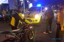 Cegah Aksi Balap Liar, Polisi Kukut Belasan Motor di Jalan Diponegoro Salatiga