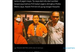 Hoaks, Ketua KPK Firli Diringkus Polda Metro Jaya