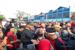 Lepas Peserta Jalan Sehat PDIP Solo, Ganjar Pranowo Diteriaki Presiden