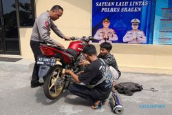 Kisah Pemuda Sambungmacan Sragen Ambil Motor Knalpot Brong yang Ditilang Polisi