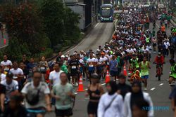 Berhadiah Hampir Rp1 Miliar, Ini Keseruan LPS Monas Half Marathon Jakarta